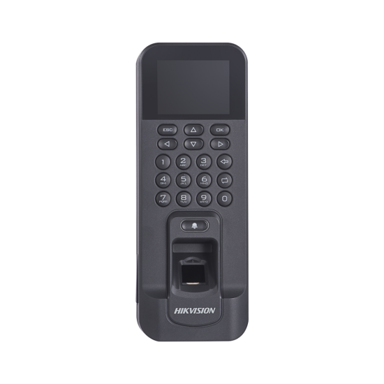 Hikvision DS-K1T804AEF Parmak İzi ve Keypadli Proximity Kart Okuyucu Bağımsız Terminal
