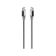 ttec AlumiCable USB-C - USB-C 300cm 60W PD/QC Hızlı Şarj/Data Kablosu Uzay Grisi Uzay Grisi