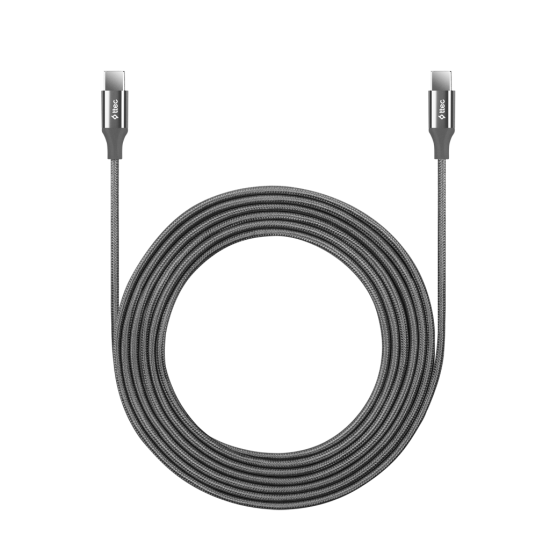 ttec AlumiCable USB-C - USB-C 300cm 60W PD/QC Hızlı Şarj/Data Kablosu Uzay Grisi Uzay Grisi