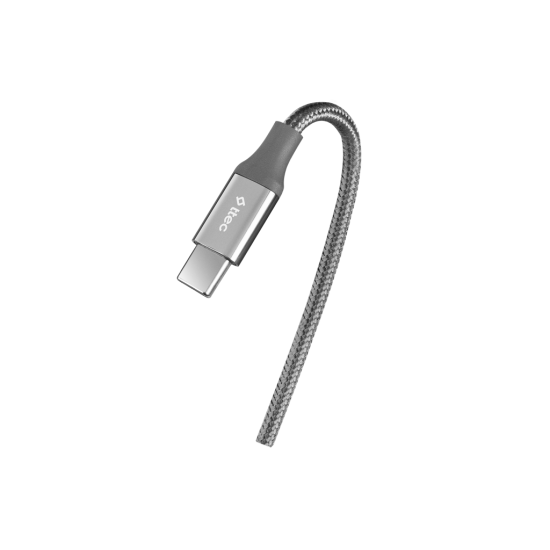 ttec AlumiCable USB-C - USB-C 300cm 60W PD/QC Hızlı Şarj/Data Kablosu Uzay Grisi Uzay Grisi