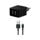 ttec Quantum Duo MFi 1A+2.4A Seyahat Şarj Aleti Siyah