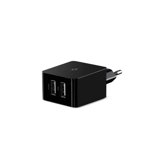 ttec Quantum Duo MFi 1A+2.4A Seyahat Şarj Aleti Siyah