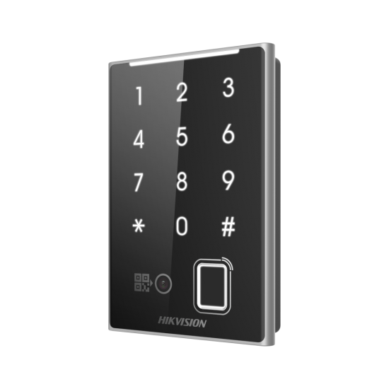 Hikvision DS-K1109EKFB-QR Keypadli Proximity Kart - Parmak - QR Kod Okuyucu