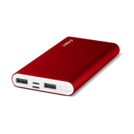 ttec AlumiSlim S 10.000mAh Taşınabilir Şarj Aleti / Powerbank Kırmızı