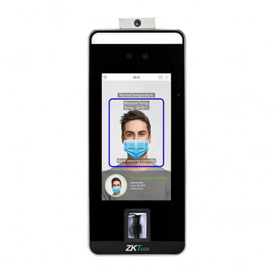 ZKTeco SpeedFaceV5L[TD] Yüz Tanıma Bağımsız Terminal (AC) (Isı Ölçüm)