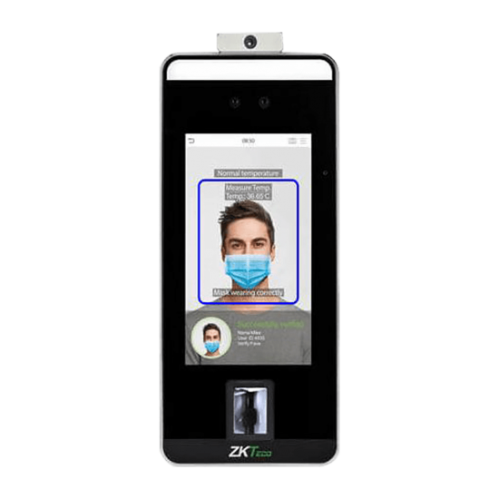 ZKTeco SpeedFaceV5L[TD] Yüz Tanıma Bağımsız Terminal (AC) (Isı Ölçüm)