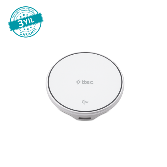 ttec AirCharger M Pro Qi2/MagSafe Özellikli 15W iPhone/Android Kablosuz Hızlı Şarj Aleti