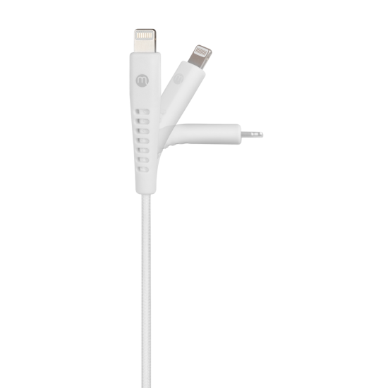 mojue Ekstra Dayanıklı USB-C - Lightning 3A Şarj Kablosu 300cm Beyaz