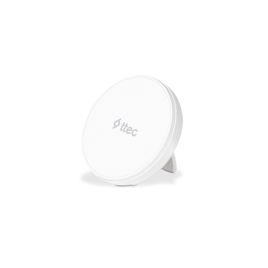 ttec AirCharger M+ MagSafe Uyumlu Kablosuz Şarj Aleti ve PD 20W Seyahat Şarj Aleti Beyaz