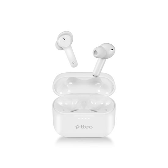 ttec AirBeat Play Gerçek Kablosuz TWS Bluetooth Kulaklık Beyaz