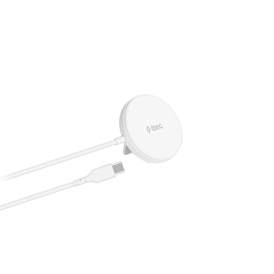 ttec AirCharger M+ MagSafe Uyumlu Kablosuz Şarj Aleti Beyaz
