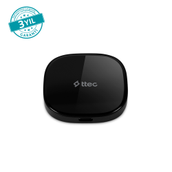 ttec AirCharger M MagSafe Özellikli Kablosuz Şarj Aleti Siyah