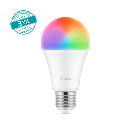ttec Lumi Çok Renkli LED Wi-Fi Akıllı Ampul