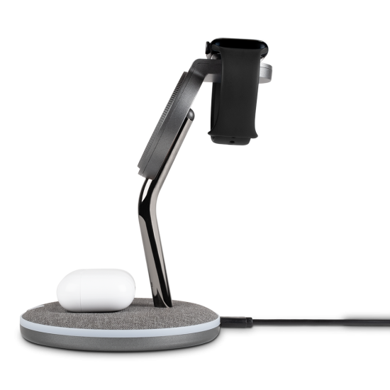 ttec AirCharger Trio M MagSafe Uyumlu 3’ü 1 Arada iPhone + Apple Watch + AirPods Kablosuz Şarj Standı