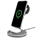 ttec AirCharger Trio M MagSafe Uyumlu 3’ü 1 Arada iPhone + Apple Watch + AirPods Kablosuz Şarj Standı
