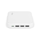 ttec SmartCharger Quattro GaN 65W PD Seyahat Hızlı Şarj Aleti USB-C + 3 USB-A Beyaz