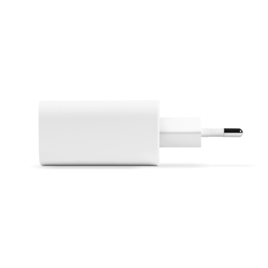 ttec SmartCharger Duo Pro GaN 50W PD Seyahat Hızlı Şarj Aleti USB-C + USB-C Beyaz