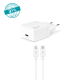 ttec Quantum PD Apple MFi Lisanslı 20W Seyahat Şarj Aleti + USB-C/Lightning Kablo Beyaz