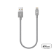 ttec AlumiCable Mini 30cm MFi USB-A - Lightning Şarj Kablosu Uzay Grisi