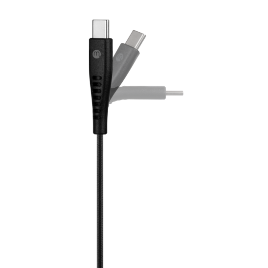 mojue Ekstra Dayanıklı USB-A - USB-C 2A Şarj Kablosu 300cm Siyah