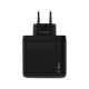 ttec SmartCharger Trio GAN 120W PD Seyahat Hızlı Şarj Aleti 2 USB-C+USB-A Siyah