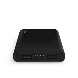 ttec PowerSlim S 10.000mAh Taşınabilir Şarj Aleti / Powerbank Siyah Siyah