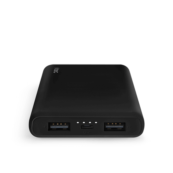 ttec PowerSlim S 10.000mAh Taşınabilir Şarj Aleti / Powerbank Siyah Siyah