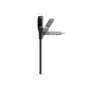 ttec AlumiCable LCD USB-C – USB-C 100W PD/QC 150cm Hızlı Şarj/Data Kablosu ,Siyah