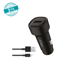 ttec SmartCharger 2.4A  Araç Şarj Aleti + Lightning Kablo