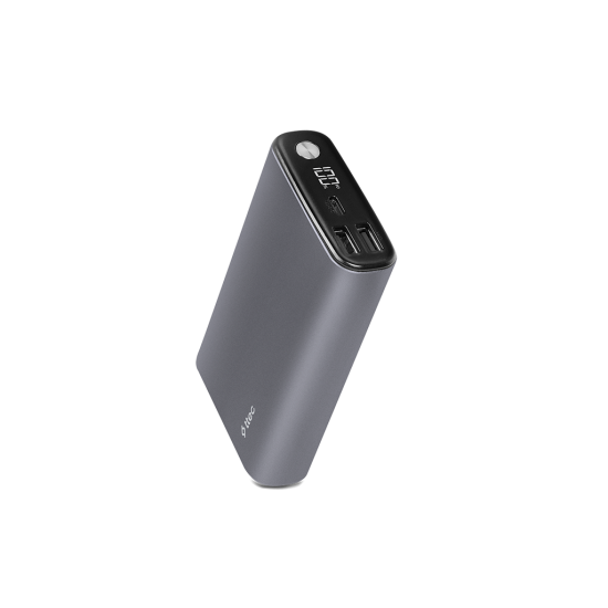 ttec ReCharger Pro LCD 15.000mAh  PD 65W  Taşınabilir Hızlı Şarj Aleti/Powerbank 2BB216 Uzay Grisi