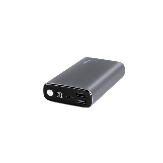 ttec ReCharger Pro LCD 15.000mAh  PD 65W  Taşınabilir Hızlı Şarj Aleti/Powerbank 2BB216 Uzay Grisi