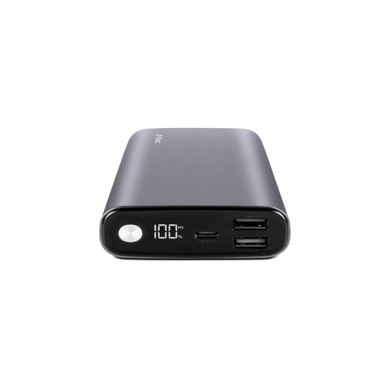 ttec ReCharger Pro LCD 15.000mAh  PD 65W  Taşınabilir Hızlı Şarj Aleti/Powerbank 2BB216 Uzay Grisi
