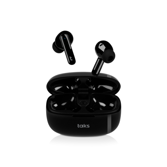 taks T70 Gerçek Kablosuz TWS Bluetooth Kulaklık Siyah