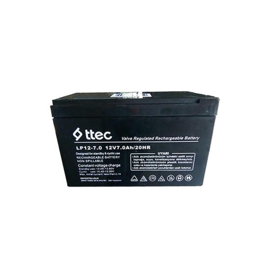 ttec 12vs 12V 7Ah Bakımsız Kuru Akü (TSS)