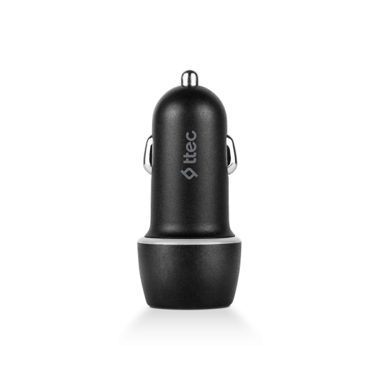 ttec SmartCharger 2.1A  Araç Şarj Aleti + Lightning Kablo Siyah
