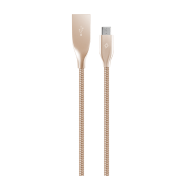 ttec VogueCable Paslanmaz Çelik Micro USB Şarj Kablosu Altın