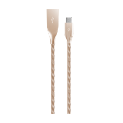 ttec VogueCable Paslanmaz Çelik Micro USB Şarj Kablosu Altın