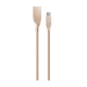 ttec VogueCable Paslanmaz Çelik Micro USB Şarj Kablosu Altın