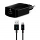 ttec SpeedCharger 2.1A Seyahat Şarj Aleti Type C Kablolu Siyah