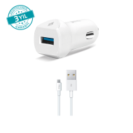 ttec SpeedCharger QC 3.0 Araç Şarj Aleti + Micro USB Kablo