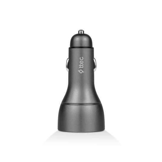 ttec SmartCharger Trio PD 130W Araç Hızlı Şarj Aleti 2 USB-C+USB-A