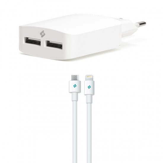 ttec SpeedCharger Duo 3.1A Seyahat Şarj Aleti Çift USB  - RF