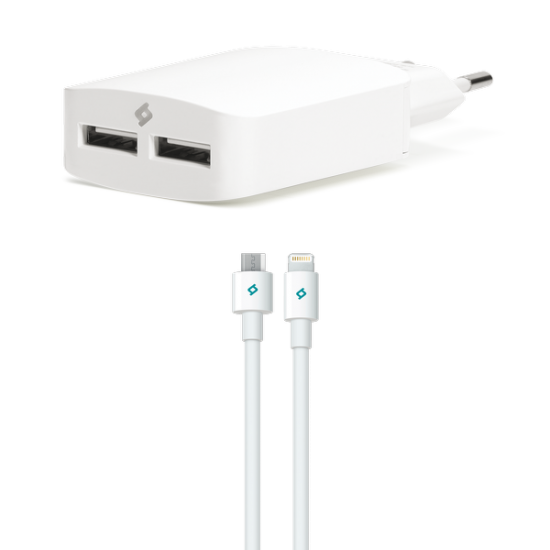 ttec SpeedCharger Duo 3.1A Seyahat Şarj Aleti Çift USB  - RF