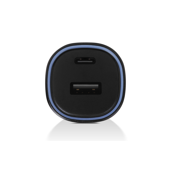 ttec SmartCharger Duo PD 48W Araç Hızlı Şarj Aleti USB-C+USB-A - USB-C-USB-C 3A Kablo Siyah