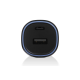 ttec SmartCharger Duo PD 48W Araç Hızlı Şarj Aleti USB-C+USB-A - USB-C-USB-C 3A Kablo Siyah