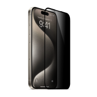 ttec AirGlass Privacy İki Yönlü Gizlilik Filtreli Cam Ekran Koruyucu iPh. 15 Pro Max