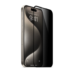 ttec AirGlass Privacy İki Yönlü Gizlilik Filtreli Cam Ekran Koruyucu iPh. 15 Pro Max