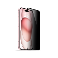 ttec AirGlass Privacy İki Yönlü Gizlilik Filtreli Cam Ekran Koruyucu iPh. 15