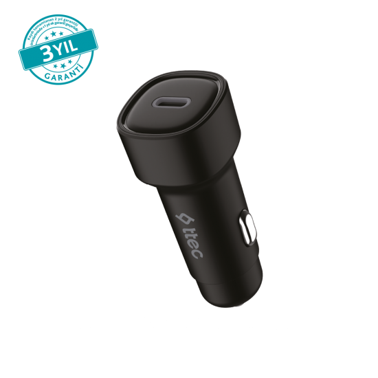 ttec SmartCharger PD 30W Araç Hızlı Şarj Aleti Siyah