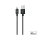 ttec AlumiCable MFi USB-A - Lightning Şarj Kablosu Siyah